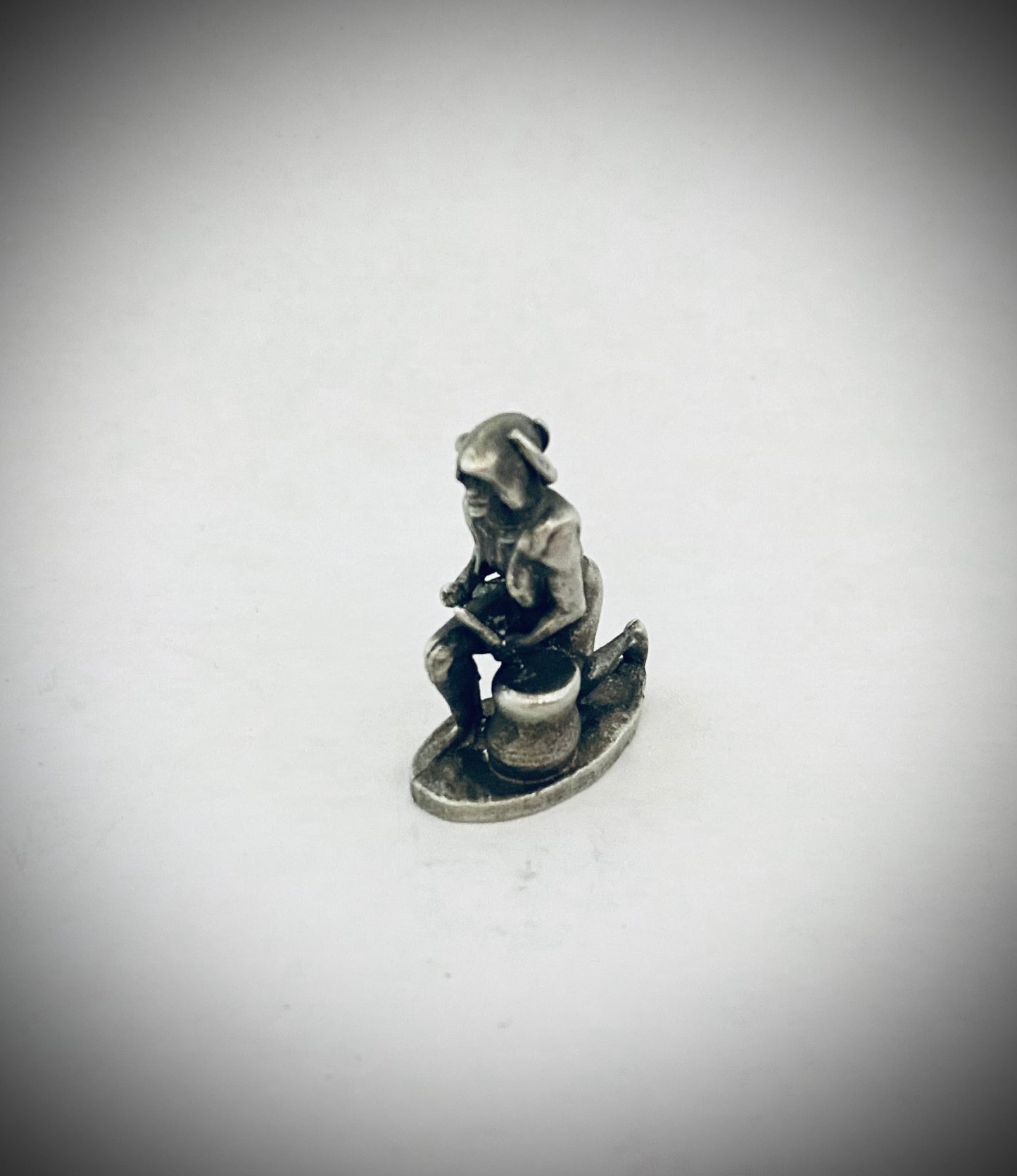 Blackened Antique Single Pewter - Beaker