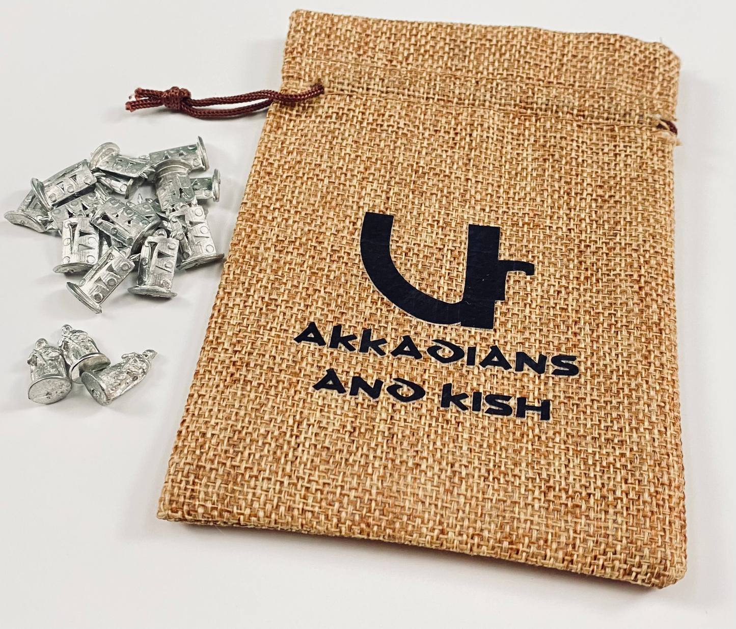 Set of Kish & Akkadians with Burlap bag